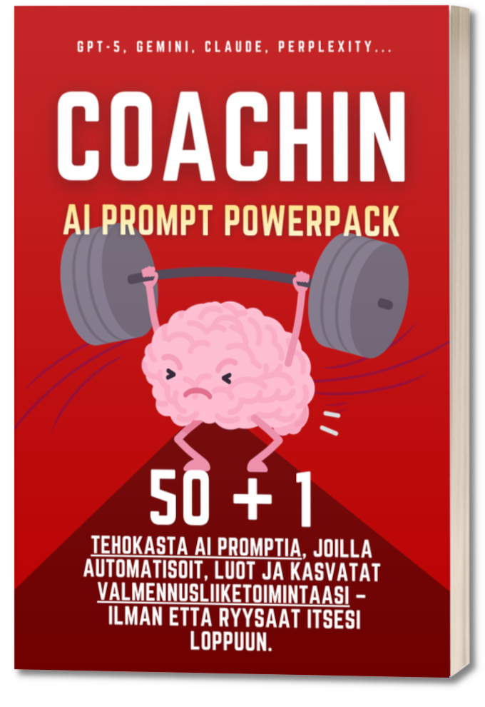 Coachin AI Prompt PowerPack fyysinen kirja